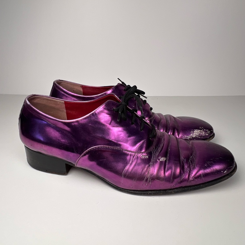 Jean-Michel Cazabat purple lace-up oxfords sz. 39